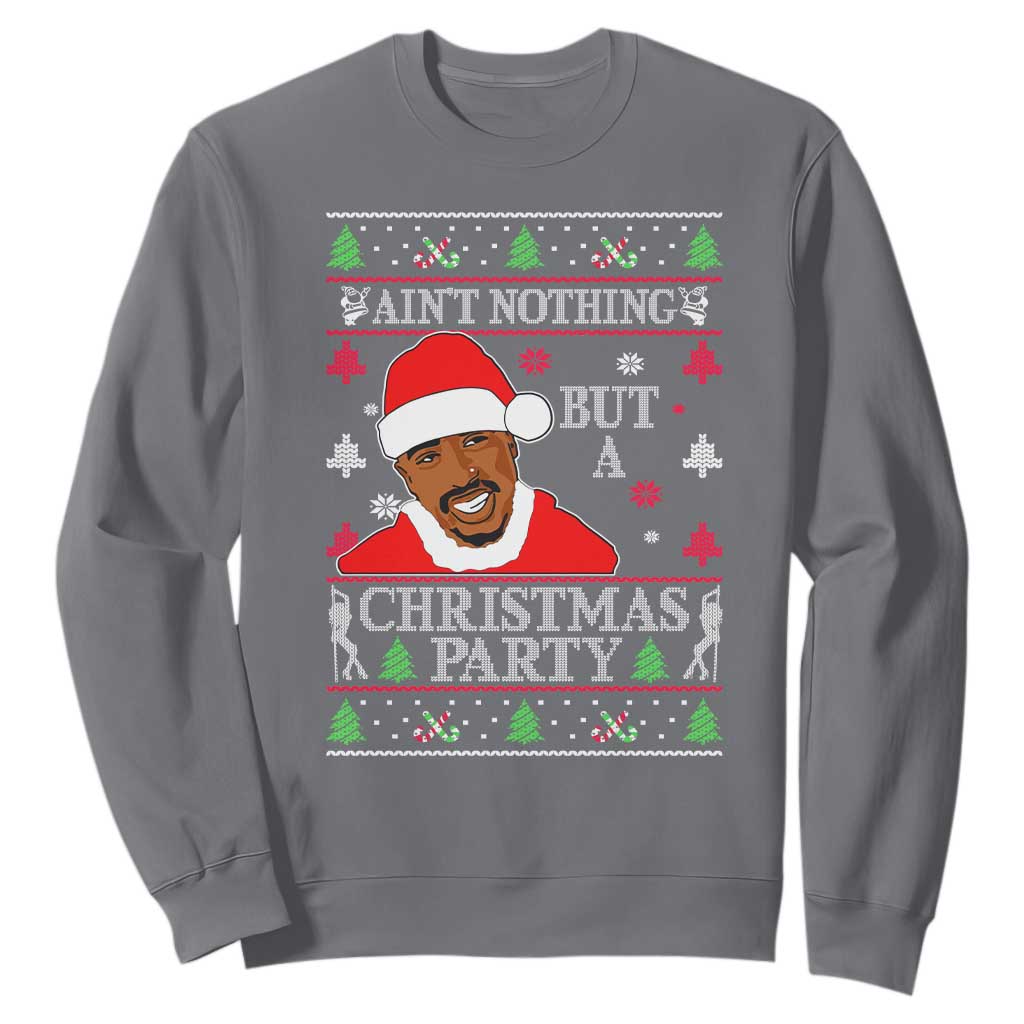 Funny Christmas Sweatshirt Funny Ain't No Party Like a Diddy Party Ugly Xmas - African Pride