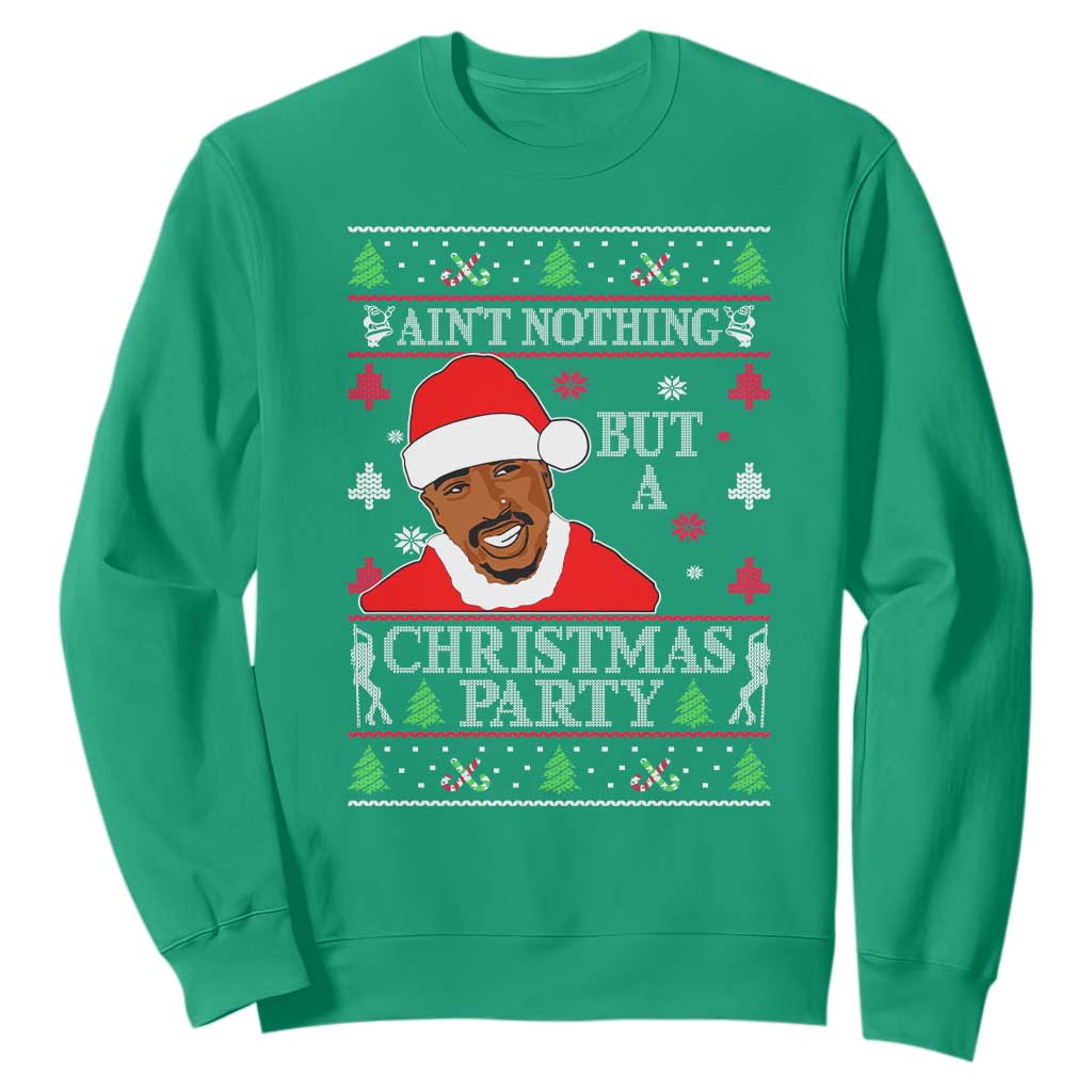 Funny Christmas Sweatshirt Funny Ain't No Party Like a Diddy Party Ugly Xmas - African Pride