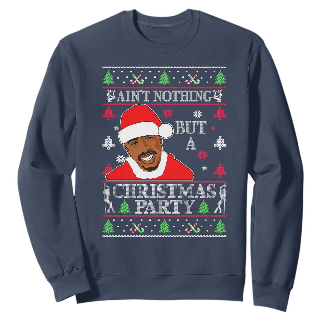 Funny Christmas Sweatshirt Funny Ain't No Party Like a Diddy Party Ugly Xmas - African Pride