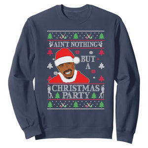 Funny Christmas Sweatshirt Funny Ain't No Party Like a Diddy Party Ugly Xmas - African Pride