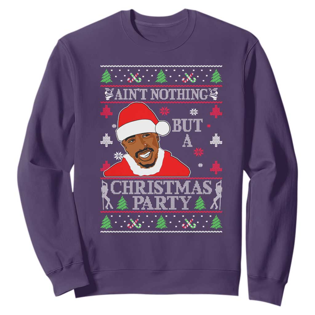 Funny Christmas Sweatshirt Funny Ain't No Party Like a Diddy Party Ugly Xmas - African Pride