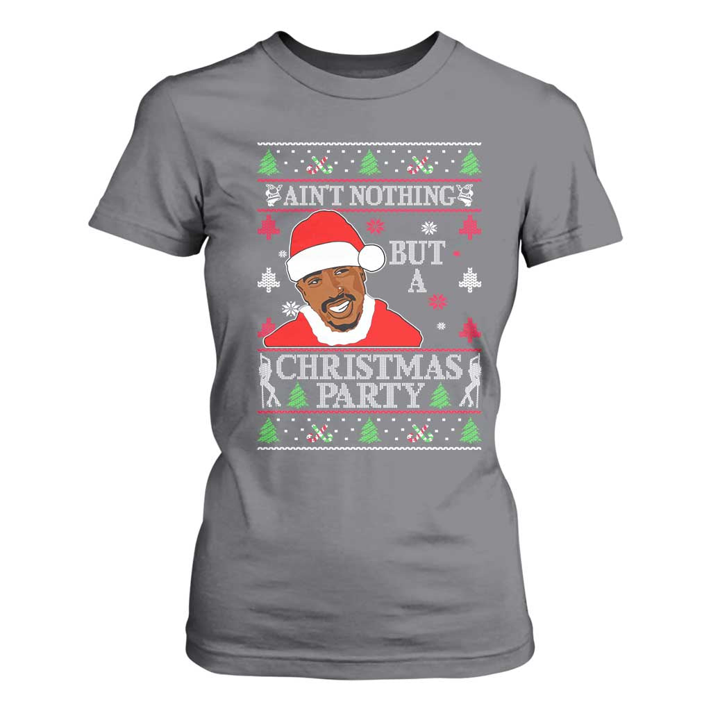 Funny Christmas T Shirt For Women Funny Ain't No Party Like a Diddy Party Ugly Xmas - African Pride