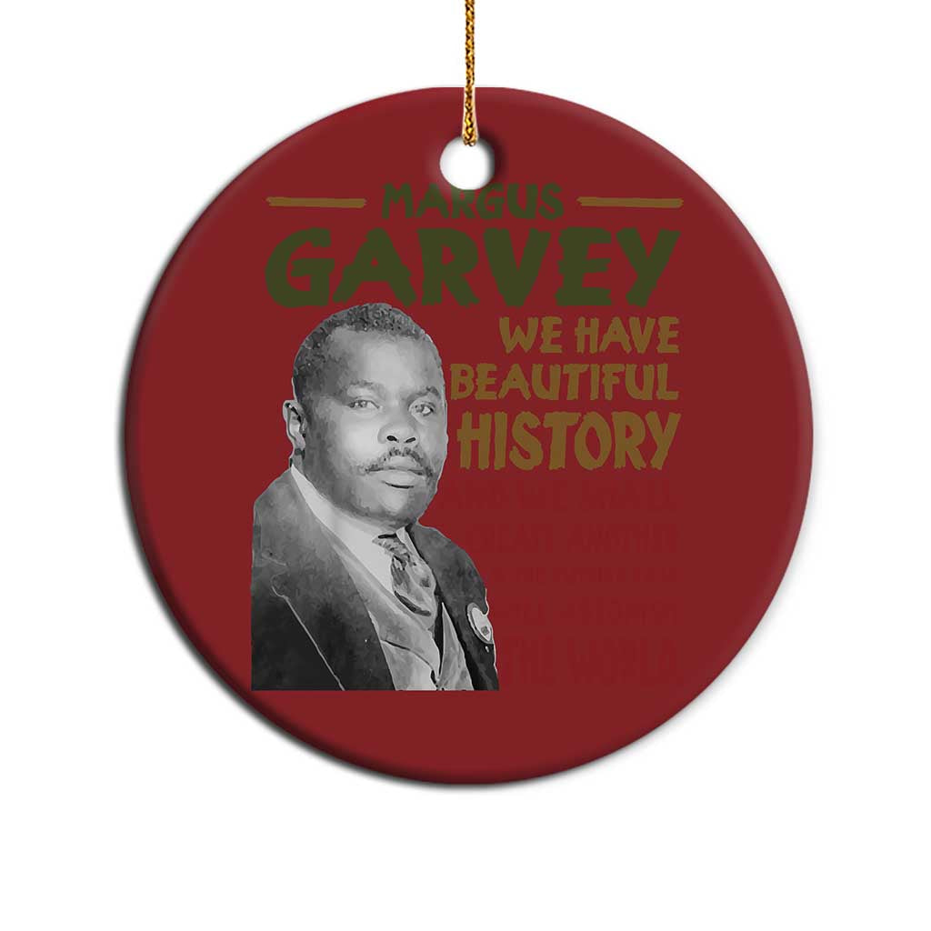 Marcus Garvey Quote Christmas Ornament Black History Month - African Pride