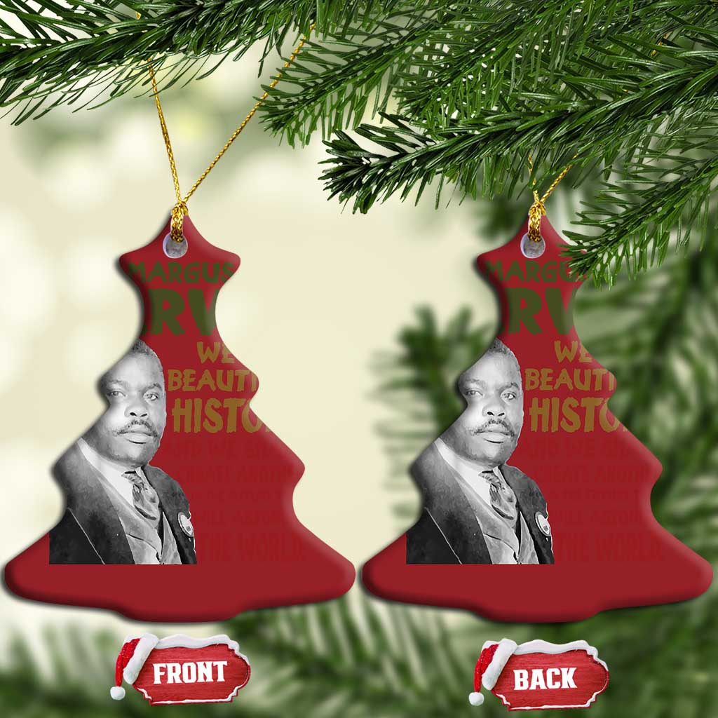 Marcus Garvey Quote Christmas Ornament Black History Month - African Pride