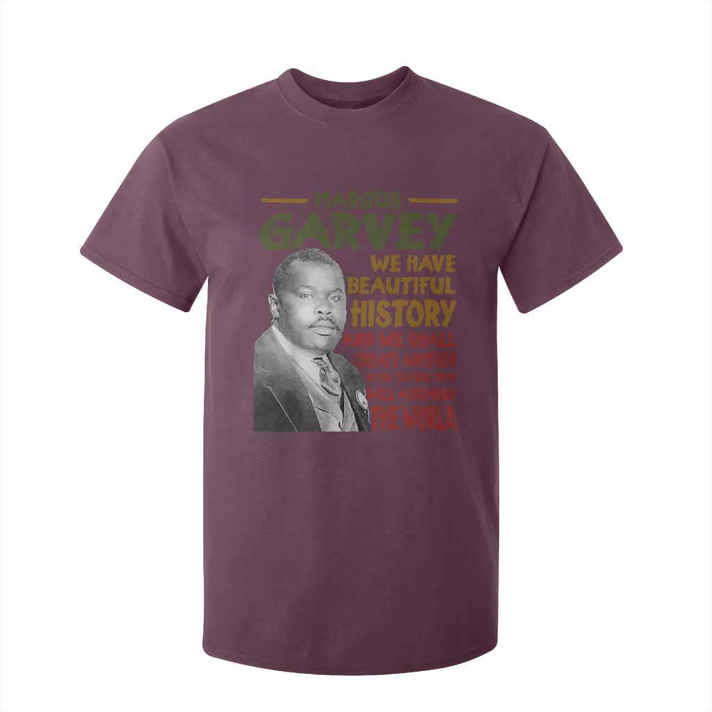 Marcus Garvey Quote T Shirt For Kid Black History Month - African Pride