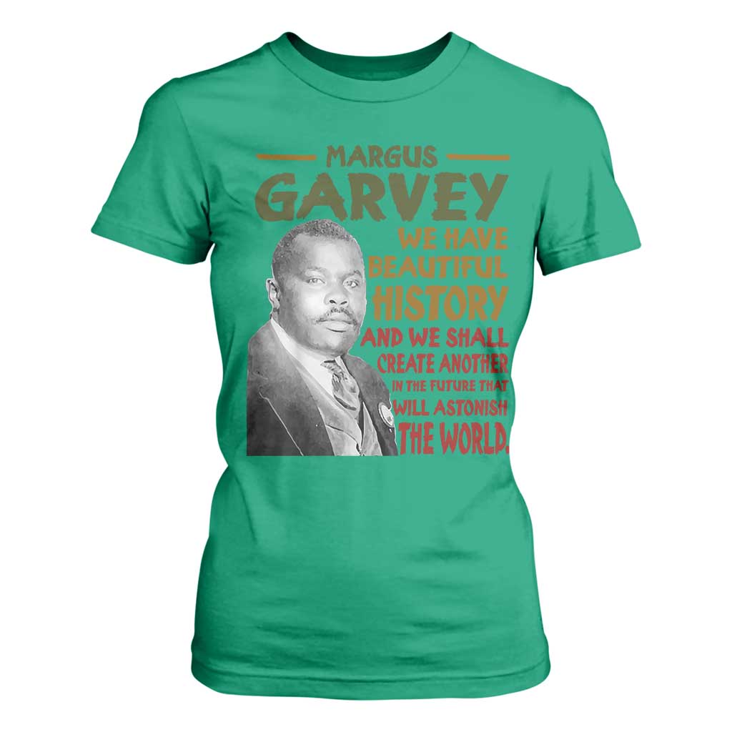 Marcus Garvey Quote T Shirt For Women Black History Month - African Pride