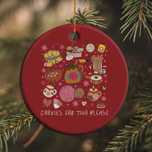 Mexican Christmas Pregnancy Announcement Christmas Ornament Cookies For Two Please Xmas Maternity Gift - African Pride