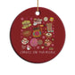 Mexican Christmas Pregnancy Announcement Christmas Ornament Cookies For Two Please Xmas Maternity Gift - African Pride