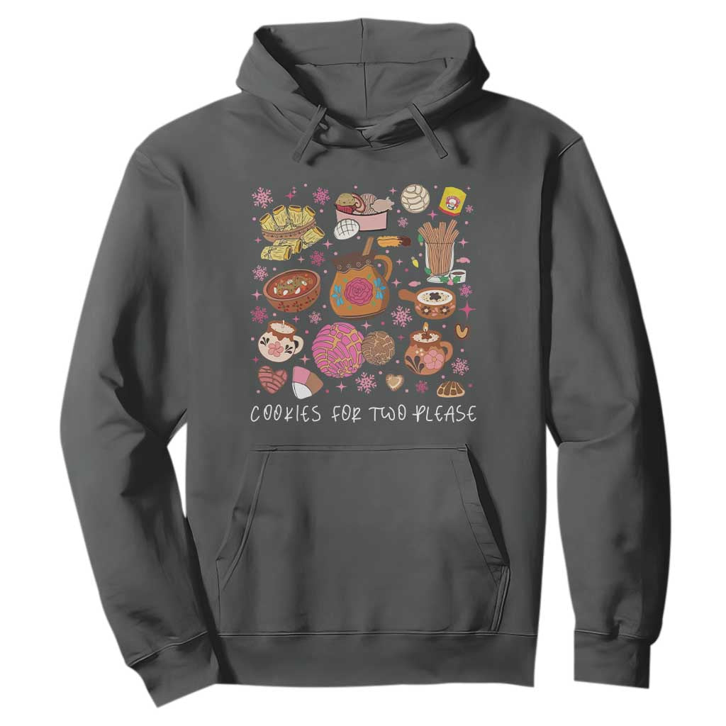 Mexican Christmas Pregnancy Announcement Hoodie Cookies For Two Please Xmas Maternity Gift - African Pride