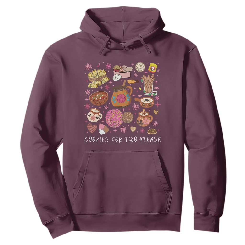 Mexican Christmas Pregnancy Announcement Hoodie Cookies For Two Please Xmas Maternity Gift - African Pride