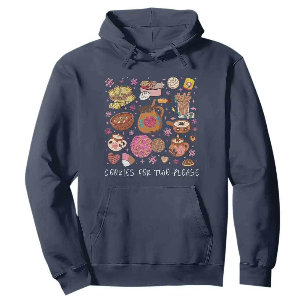 Mexican Christmas Pregnancy Announcement Hoodie Cookies For Two Please Xmas Maternity Gift - African Pride