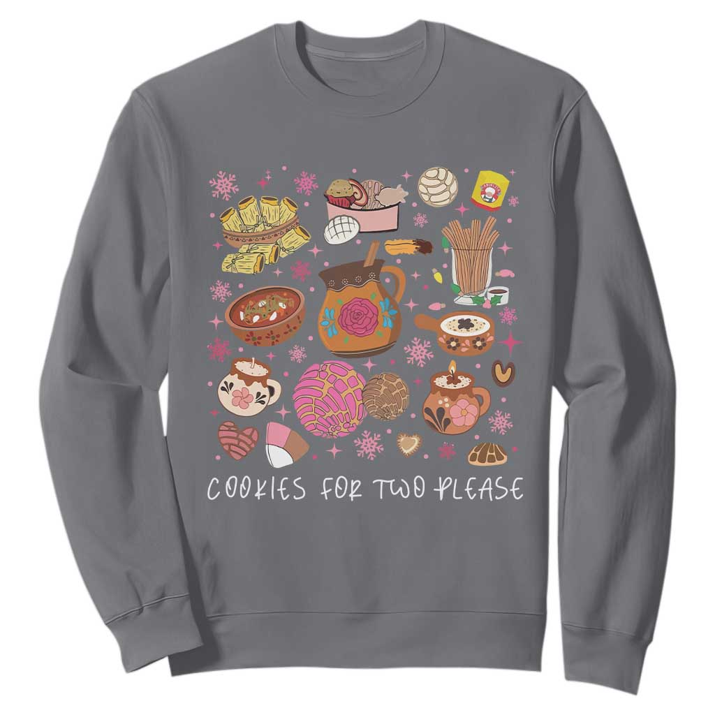 Mexican Christmas Pregnancy Announcement Sweatshirt Cookies For Two Please Xmas Maternity Gift - African Pride