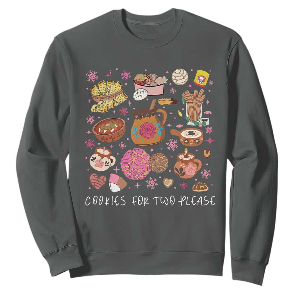 Mexican Christmas Pregnancy Announcement Sweatshirt Cookies For Two Please Xmas Maternity Gift - African Pride