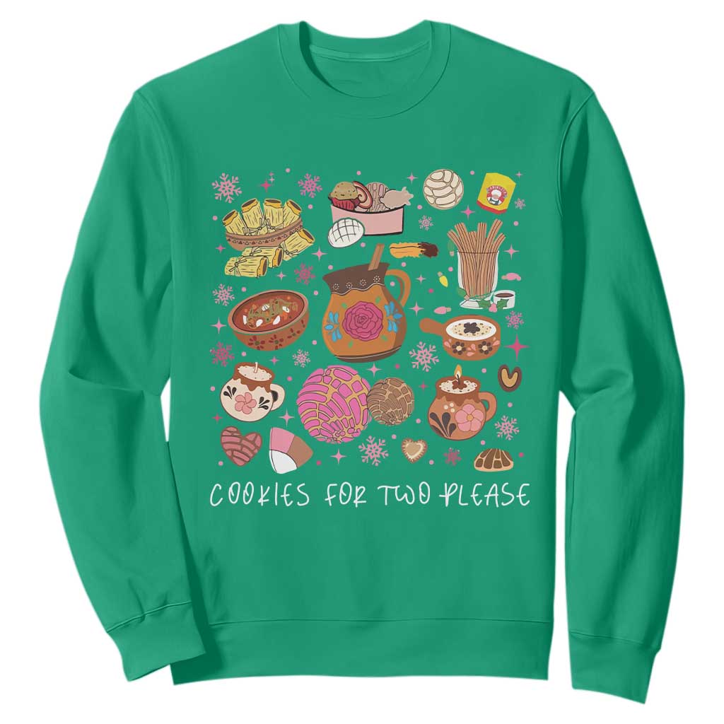 Mexican Christmas Pregnancy Announcement Sweatshirt Cookies For Two Please Xmas Maternity Gift - African Pride