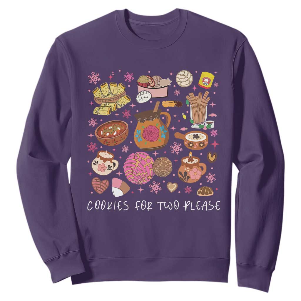 Mexican Christmas Pregnancy Announcement Sweatshirt Cookies For Two Please Xmas Maternity Gift - African Pride