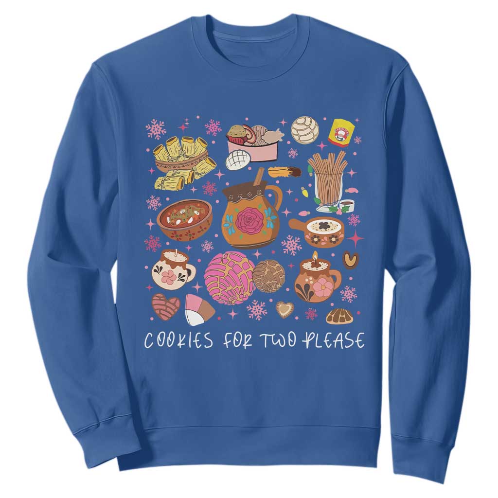Mexican Christmas Pregnancy Announcement Sweatshirt Cookies For Two Please Xmas Maternity Gift - African Pride