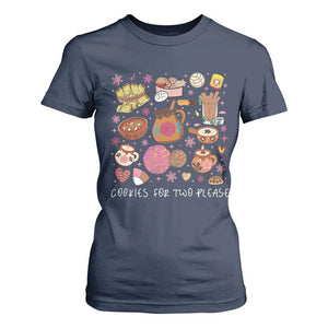Mexican Christmas Pregnancy Announcement T Shirt For Women Cookies For Two Please Xmas Maternity Gift - African Pride