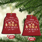 Christmas Pregnancy Announcement Christmas Ornament Eating Xmas Cookies For Two Maternity Gift - African Pride