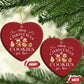 Christmas Pregnancy Announcement Christmas Ornament Eating Xmas Cookies For Two Maternity Gift - African Pride