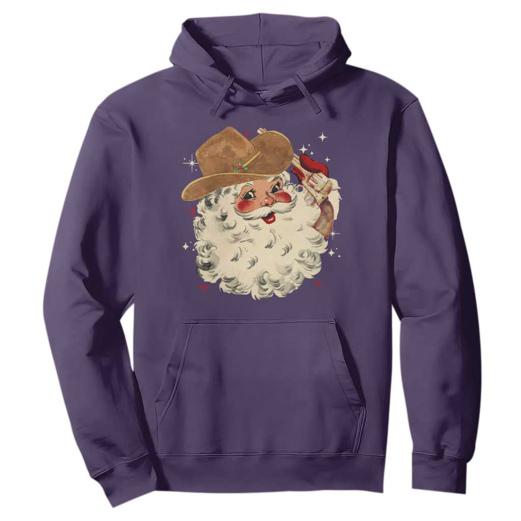Christmas Cowboy Hoodie Santa Claus Merry Xmas Vintage 90s Western Country - African Pride
