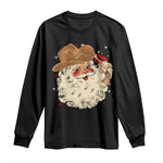 Christmas Cowboy Long Sleeve Shirt Santa Claus Merry Xmas Vintage 90s Western Country - African Pride