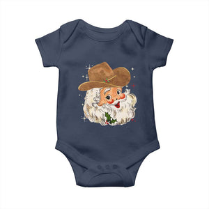 Christmas Cowboy Baby Onesie Santa Claus Vintage 90s Western Country Music Outfit - African Pride