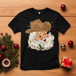 Christmas Cowboy T Shirt Santa Claus Vintage 90s Western Country Music Outfit - African Pride