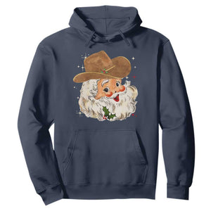 Christmas Cowboy Hoodie Santa Claus Vintage 90s Western Country Music Outfit - African Pride