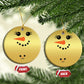 Christmas Pregnancy Announcement Christmas Ornament Snowman Face Xmas Maternity Gift - African Pride