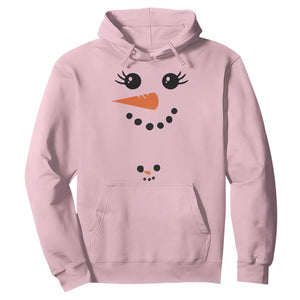 Christmas Pregnancy Announcement Hoodie Snowman Face Xmas Maternity Gift - African Pride