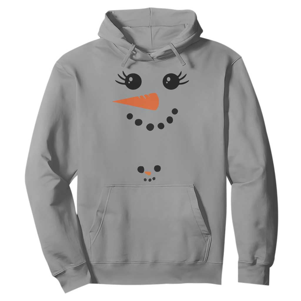 Christmas Pregnancy Announcement Hoodie Snowman Face Xmas Maternity Gift - African Pride