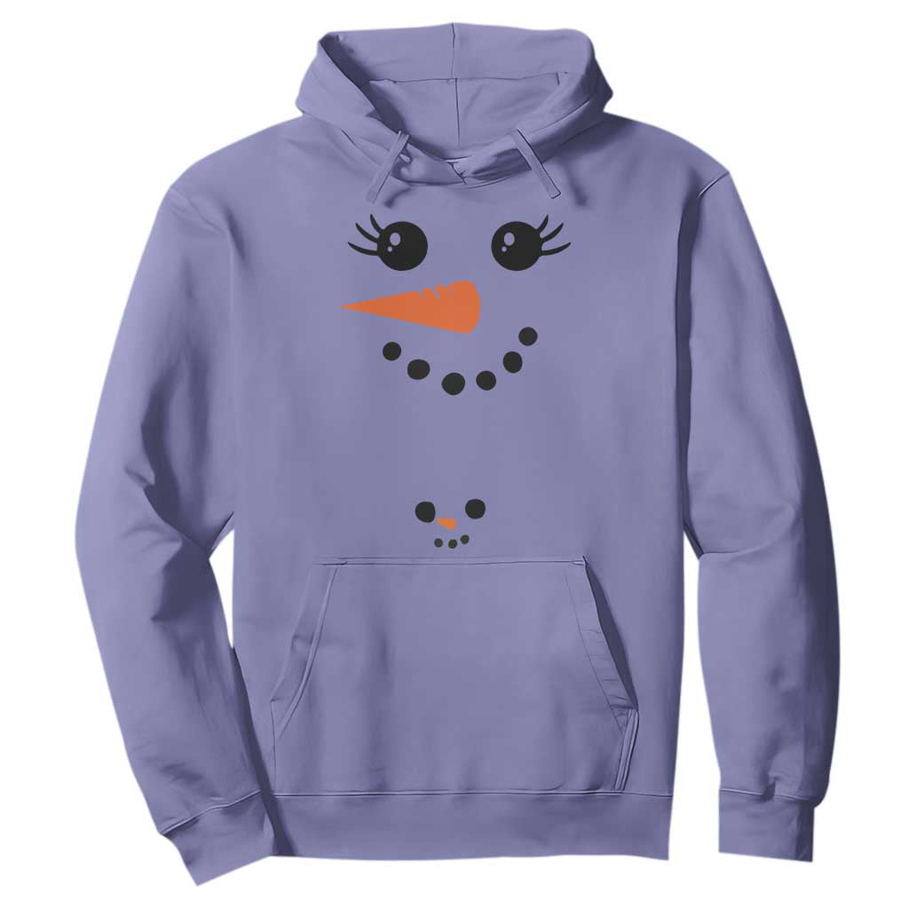 Christmas Pregnancy Announcement Hoodie Snowman Face Xmas Maternity Gift - African Pride