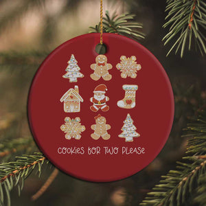 Christmas Pregnancy Announcement Christmas Ornament Cookies For Two Please Maternity Gift - African Pride