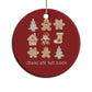 Christmas Pregnancy Announcement Christmas Ornament Cookies For Two Please Maternity Gift - African Pride