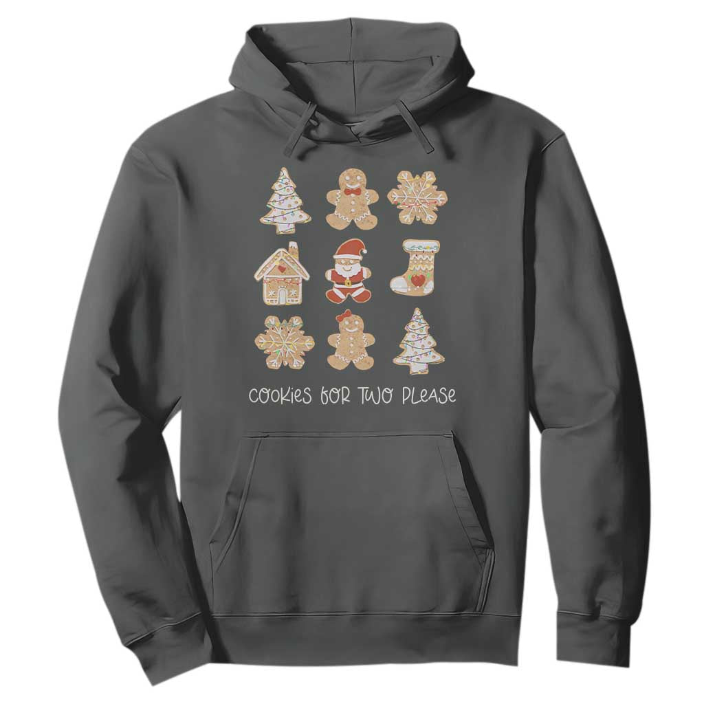 Christmas Pregnancy Announcement Hoodie Cookies For Two Please Maternity Gift - African Pride