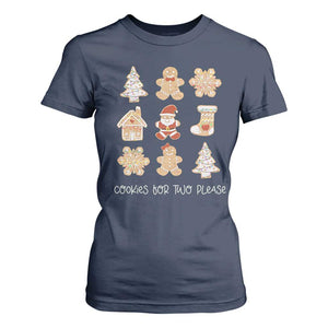 Christmas Pregnancy Announcement T Shirt For Women Cookies For Two Please Maternity Gift - African Pride