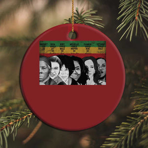 Black Pride Christmas Ornament Harriet Led Rosa Could Sit Ruby Could Walk Michelle Could Inspire Kamala Could Run Ketanji Could Rule - African Pride