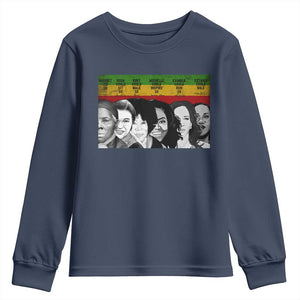 Black Pride Youth Sweatshirt Harriet Led Rosa Could Sit Ruby Could Walk Michelle Could Inspire Kamala Could Run Ketanji Could Rule - African Pride