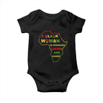Black Pride Baby Onesie A Black Woman Is Speaking Listen And Learn Africa Map - African Pride