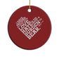 MLK Christmas Ornament I Have Decided To Stick With Love Martin Luther King Black History Month - African Pride