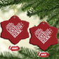 MLK Christmas Ornament I Have Decided To Stick With Love Martin Luther King Black History Month - African Pride