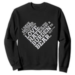 MLK Sweatshirt I Have Decided To Stick With Love Martin Luther King Black History Month - African Pride