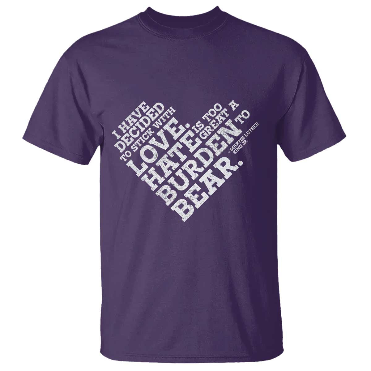 MLK T Shirt I Have Decided To Stick With Love Martin Luther King Black History Month - African Pride