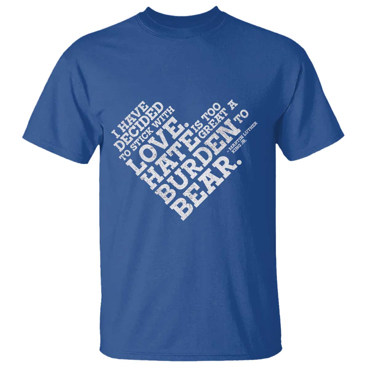 MLK T Shirt I Have Decided To Stick With Love Martin Luther King Black History Month - African Pride