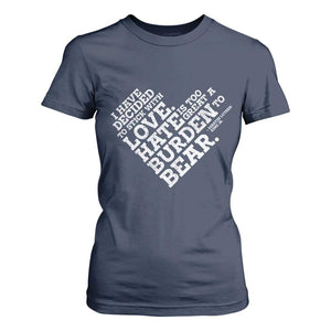 MLK T Shirt For Women I Have Decided To Stick With Love Martin Luther King Black History Month - African Pride