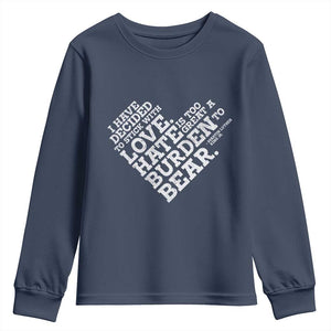 MLK Youth Sweatshirt I Have Decided To Stick With Love Martin Luther King Black History Month - African Pride