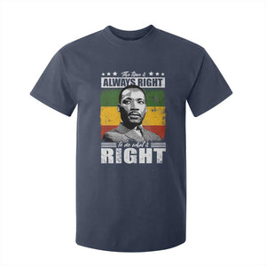 Martin Luther King Jr T Shirt For Kid The Time Is Always Right To Do What Is Right MLK Black Month - African Pride