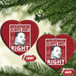 Martin Luther King Jr Christmas Ornament The Time Is Always Right To Do What Is Right - African Pride