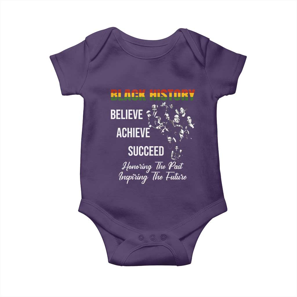 Honoring Past Inspiring Future Black History Month Baby Onesie - African Pride