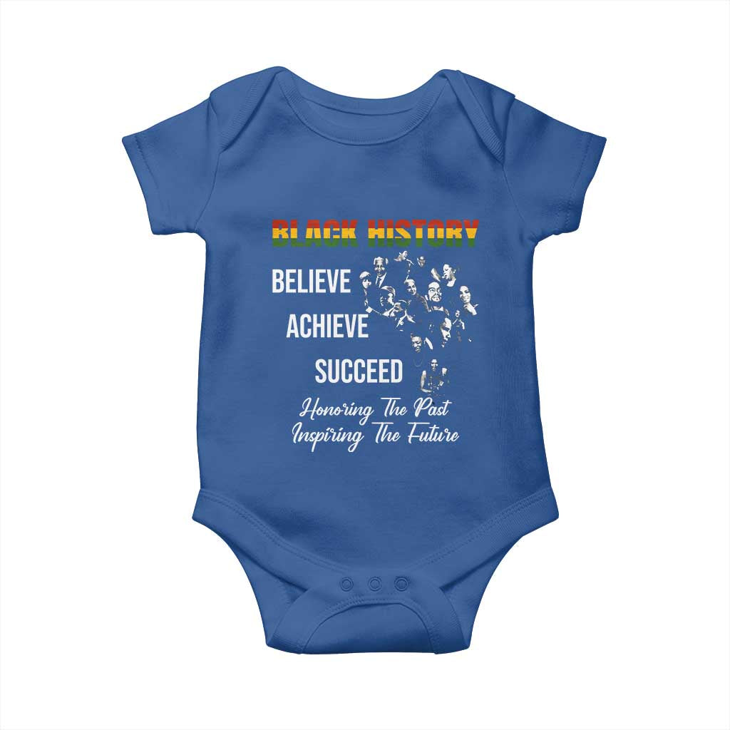 Honoring Past Inspiring Future Black History Month Baby Onesie - African Pride